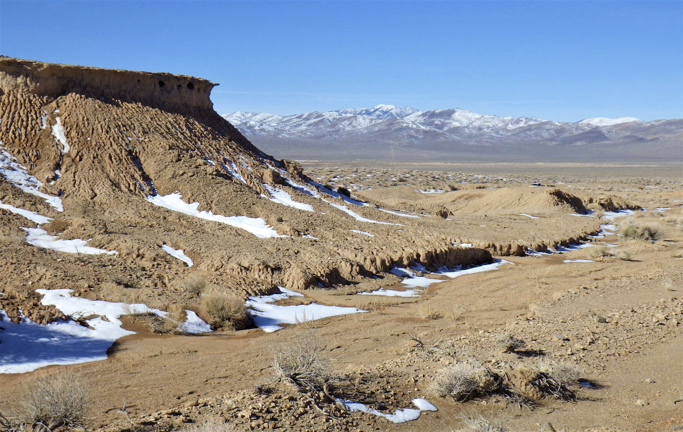 Badlands Lithium Project, looking northwest to the Montezuma Range